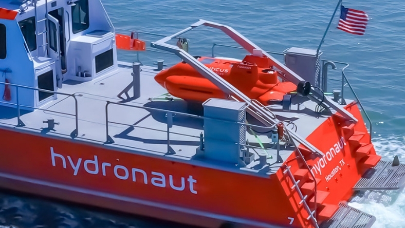Hydronaut offshore robotics support vessel with US flag